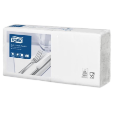 Tork Lunch szalvéta 3 rétegű 33x33cm (150 db/csomag) fehér (477414) higiéniai papíráru