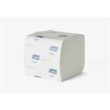 Tork Toalettpapír, hajtogatott, T3 rendszer, 2 rétegű, Premium, TORK "Folded", fehér higiéniai papíráru