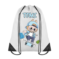  Tornazsák - deszkás Labubu- egyedi névvel tornazsák