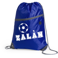  Tornazsák - Focilabdás - egyedi névvel tornazsák