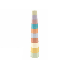  Toronyépítő poharak hatszögletűek 10b készségfejlesztő