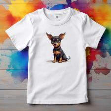  Törpe Pincser póló (Gyerek)(Karakterek) gyerek póló