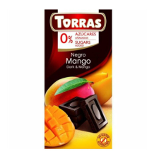 Torras glutén-és cukormentes étcsokoládé mangó 75 g csokoládé és édesség