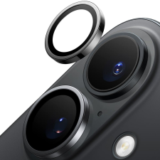 Torras Kamerafólia iPhone 16 Plus készülékhez - Torras Lensguard kameravédő - fekete tok és táska