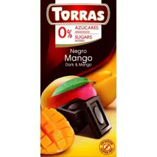  Torras Mangós étcsokoládé maltitollal 75g sütés és főzés