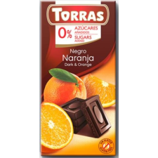  Torras Narancsos Gluténmentes Étcsokoládé Édesítőszerrel 75g csokoládé és édesség