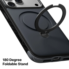 Torras Ostand Q3 Rugg Black iPhone 18 Pro tok tok és táska