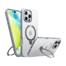 Torras Ostand Spin iPhone 16 Pro Max tok szürke tok és táska