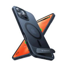 Torras Pstand védőtok iPhone 16 Pro fekete tok és táska