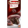 Torras Torras gluténmentes étcsokoládé 72% hozzáadott cukor nélkül 75 g