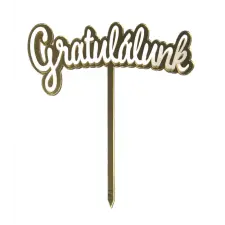  Torta beszúró " Gratulálunk" sütés és főzés