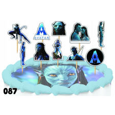 TORTA FELSZERELÉS Díszítő készlet - AVATAR FILM 10db. party kellék
