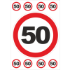 Torta ostya - "50" A4 131.