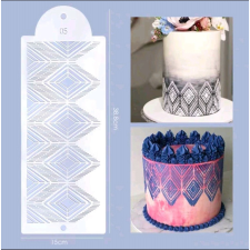  Torta stencil függöny mintával sütés és főzés