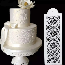  Torta stencil tűzvirág mintával sütés és főzés