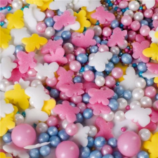  Tortadíszítő Cukorgyöngy Pillangó Mix alapvető élelmiszer