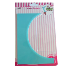  Tortaformázó vonalzó, kerek/gömb mintával konyhai eszköz