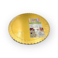  Tortakarton, hullámos, arany, 25 cm, 3 db sütés és főzés