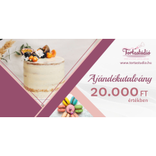 Tortastúdió Ajándékutalvány - 20 000 Ft - Emailben sütés és főzés