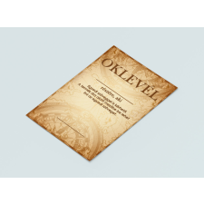  Történelmi oklevél ajándéktárgy