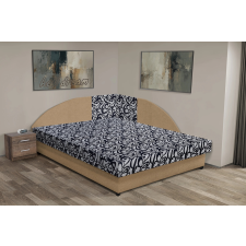  Tosca saroktámlás franciaágy világos fahéj és tosca mintás szövet lenyűgöző 4 méretben ágy és ágykellék