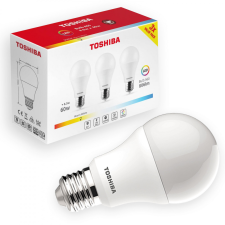 Toshiba 3PAK LED izzó E27 A60 8.5W = 60W 806lm 3000K meleg TOSHIBA izzó
