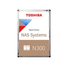 Toshiba 6TB 7200rpm SATA-600 512MB N300 (HDWG760EZSTA) merevlemez, ssd
