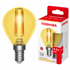 Toshiba Żarówka LED E14 G45 4,5W Ciepła Filament TOSHIBA izzó