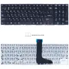 Toshiba Satellite C850, C855, C870, C875, L850, L855, L870, L875 gyári billentyűzet (RU kiosztás, fekete)