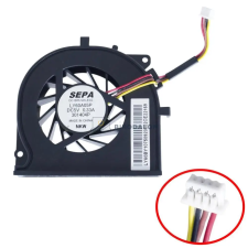 Toshiba Satellite P845, P845T, P845T-S4305 CPU hűtőventilátor (4 pin) laptop alkatrész