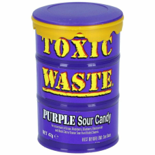 Toxic Waste Hazardously Sour Candy Hordó Lila 42g - Amerika csokoládé és édesség