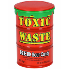  Toxic Waste Red Extra Savanyú Gyümölcs Ízű Cukorka 42g sütés és főzés