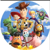  Toy Story témájú tortaostya,ostyakép