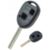  Toyota kulcsház 2 gombos TOY40 hosszú erősített