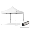  TP 3x3m összecsukható 750N acél vázas pavilon, oldalfal nélkül - fehér
