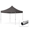  TP 3x3m összecsukható aluminium 800N pavilon, oldalfal nélkül - sötétszürke