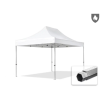  TP 3x4,5m összecsukható 850N alumínium pavilon, oldalfal nélkül, tűzálló - fehér