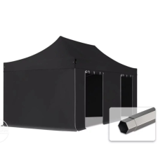  TP 3x6m összecsukható 750N acél vázas pavilon, ablak nélkül - fehér kerti bútor