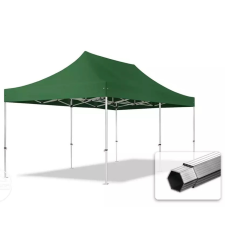  TP 3x6m összecsukható aluminium 800N pavilon, oldalfal nélkül - zöld kerti bútor