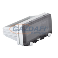 TP Electric 3340-330-0600 Modul ablak 8 férőhelyes süllyesztett, kalapsínnel, 80mm mély villanyszerelés