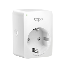 TP-Link Okos Dugalj - Tapo P100 (230V-10A; 2,4GHz WiFi; Távoli hozzáférés; Ütemezés; Távoli mód) okos kiegészítő