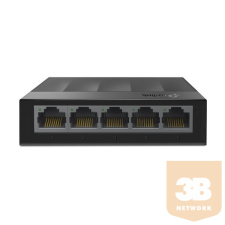 TP-Link Switch 5x1000Mbps, Műanyagházas Asztali, LS1005G hub és switch