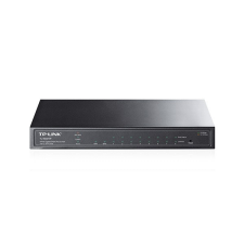 TP-Link Switch 8x1000Mbps (8xPOE) + 2xSFP, Menedzselhető, TL-SG2210P hub és switch