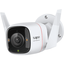 TP Link Tapo C325WB kültéri biztonsági Wi-Fi kamera 2K QHD, 4MP, IP66, ColorPro, Night Vision, fehér megfigyelő kamera