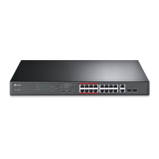 TP-Link TL-SL1218MP 16port +2 gigabit +2SFP PoE switch (TL-SL1218MP) hub és switch