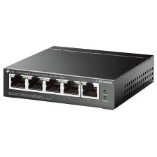 TP Link TP-Link TL-SG105MPE hálózati kapcsoló L2 Gigabit Ethernet (10/100/1000) Ethernet-áramellátás (PoE) támogatása Fekete (TL-SG105MPE) hub és switch