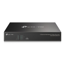 TP-Link VIGI NVR1004H-4P 4 csatornás NVR fekete dvr és nvr videó rögzítő