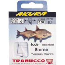 Trabucco Akura Breme Libr.06X0,20 előkötött horog horog
