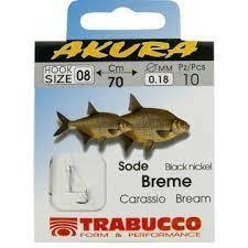 Trabucco AKURA BREME  LIBR. 8-as 0,18-as előkével kötött horog horog