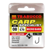 Trabucco Carp Specialist mikro szakállas horog 12 15 db horog